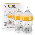 Yoomi 8 oz Feeding Bottle – Natural Latch-On, Anti-Colic Design