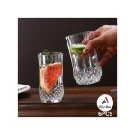 Nice One 6pcs Glass Cup Set – 350ML Each
