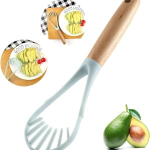 SPRINT4DEALS Wooden Fruit Digger with Wooden Handle – Eco-Friendly Kitchen Tool