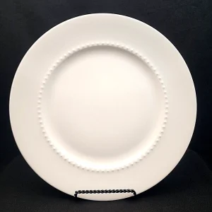 Gibson Elite White Bone China Dinner Plate – 10.75"